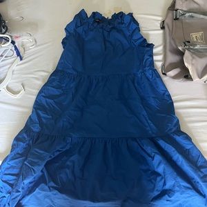 Deep blue midi dress